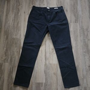 Flint And Tinder Men's Athletic Tapered Fit Casual Navy Pants 33x32